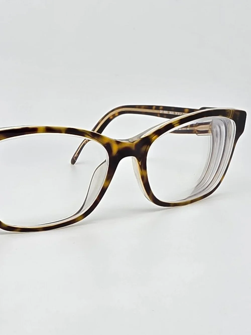 DKNY DY4650 3533 Tortoise on Crystal Clear Cat Eye Eyeglasses Frame w/ Case 51mm